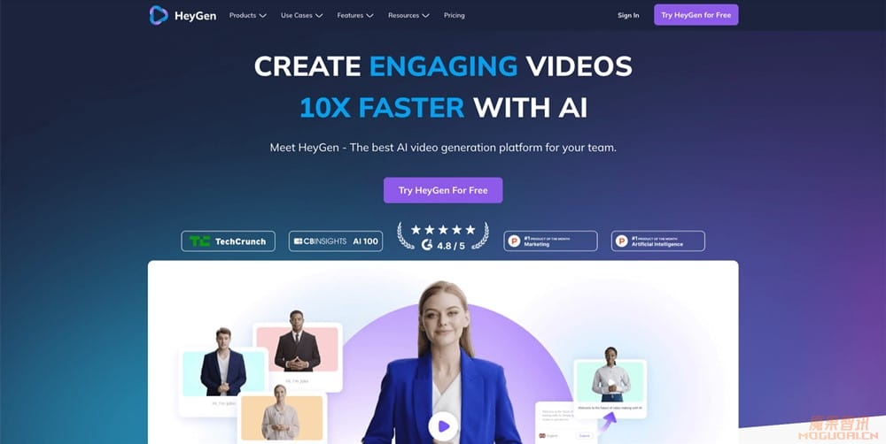 HeyGen-在线AI视频创作平台插图 HeyGen-在线AI视频创作平台