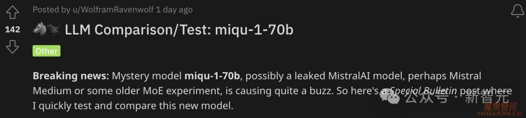 直逼GPT-4开源模型大泄漏,AI社区炸锅,Mistral CEO自曝是旧模型,OpenAI再败一局?插图8 直逼GPT-4开源模型大泄漏,AI社区炸锅,Mistral CEO自曝是旧模型,OpenAI再败一局?
