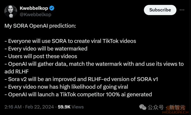 Sora创建病毒式视频全网疯转,OpenAI密谋推出TikTok竞品?专家猜测:这是计划的一部分插图9 Sora创建病毒式视频全网疯转,OpenAI密谋推出TikTok竞品?专家猜测:这是计划的一部分