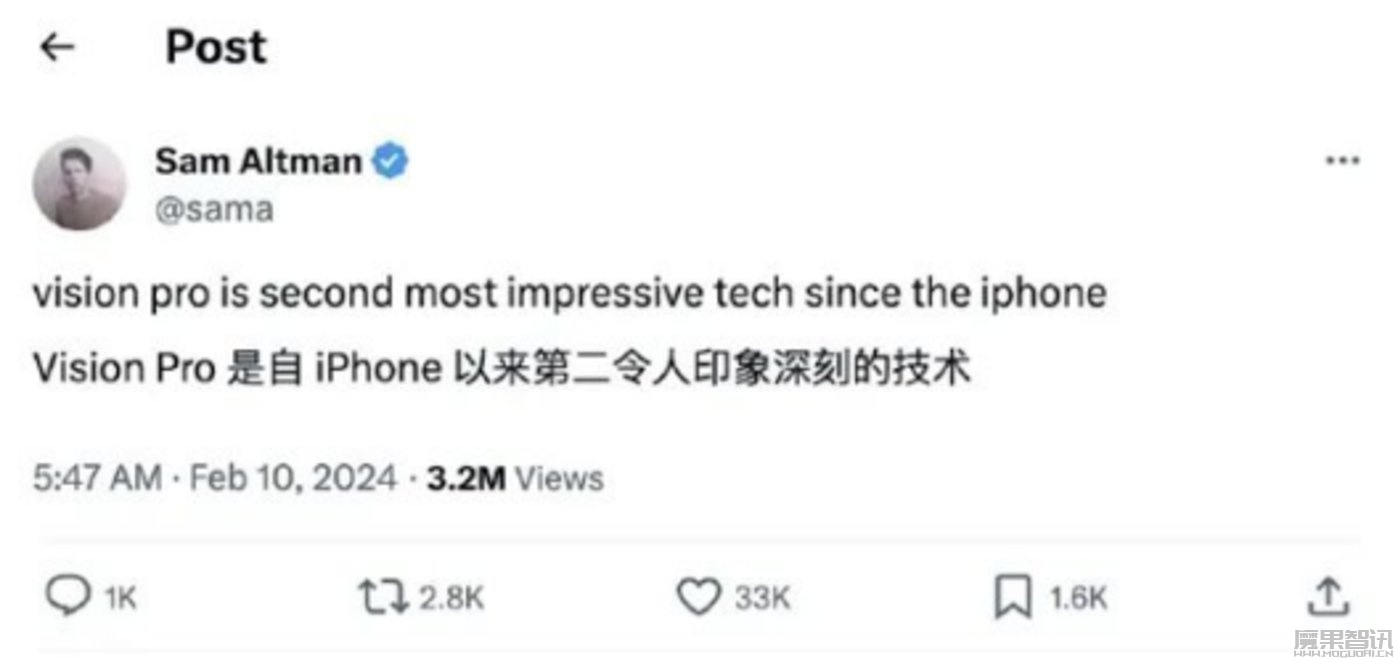 苹果Vision Pro与Sora联袂,AI浪潮助推XR硬件走向何方?插图1 苹果Vision Pro与Sora联袂,AI浪潮助推XR硬件走向何方?