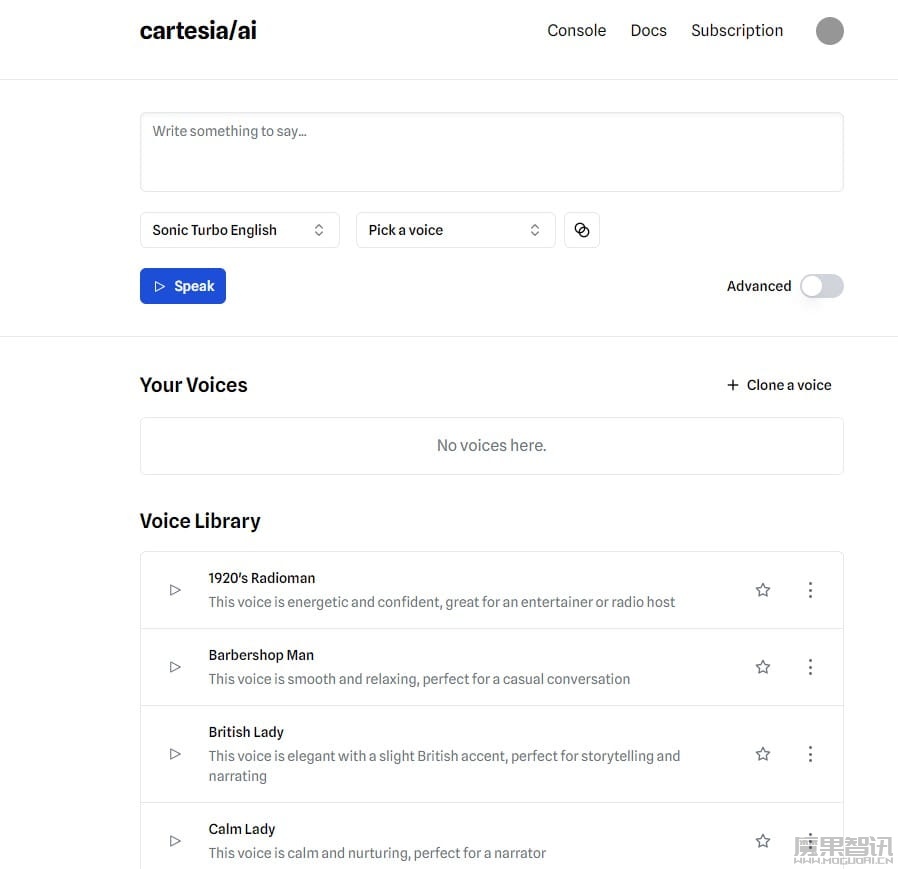 Cartesia发布低延迟语音生成模型Sonic 要复刻ChatGPT实时语音聊天?插图1 Cartesia发布低延迟语音生成模型Sonic 要复刻ChatGPT实时语音聊天?