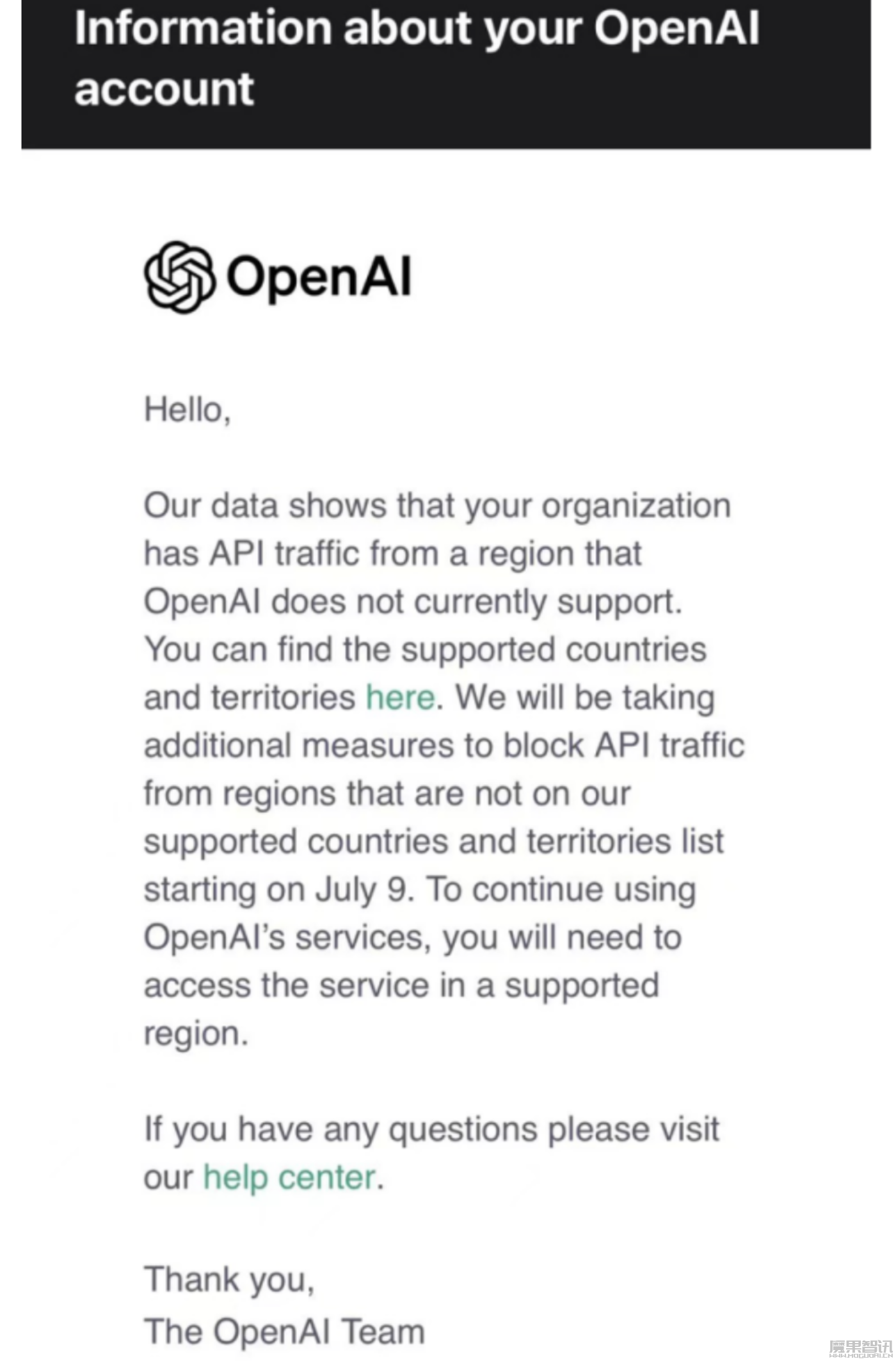OpenAI在国内的两条应用之路走不通了?插图 OpenAI在国内的两条应用之路走不通了?