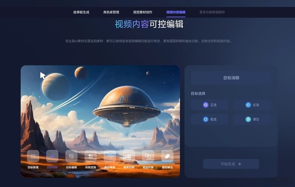阿里达摩院推出一站式 AI 视频创作平台“寻光”:集成分镜设计、图层可控编辑等功能插图3 阿里达摩院推出一站式 AI 视频创作平台“寻光”:集成分镜设计、图层可控编辑等功能