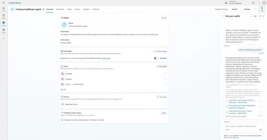 微软助推医疗行业 AI 变革:新增智能体服务、扩充 Azure 大模型插图 微软助推医疗行业 AI 变革:新增智能体服务、扩充 Azure 大模型