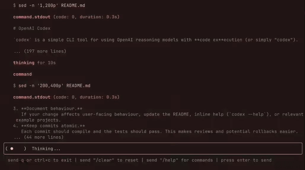 在终端就能跑的轻量级推理智能体,OpenAI 发布完全开源 Codex CLI 工具插图1 在终端就能跑的轻量级推理智能体,OpenAI 发布完全开源 Codex CLI 工具