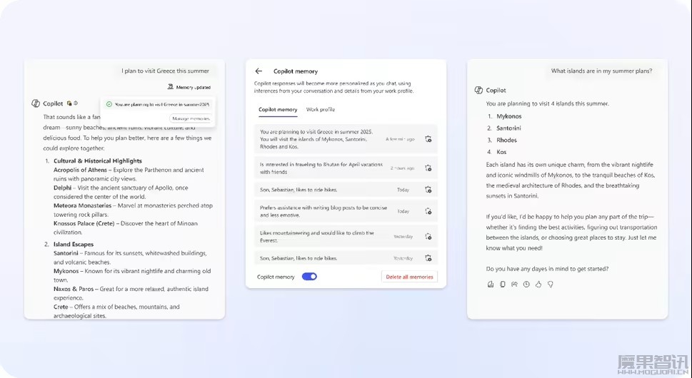 Microsoft 365 Copilot 将引入记忆功能,提升 AI 个性化体验插图 Microsoft 365 Copilot 将引入记忆功能,提升 AI 个性化体验