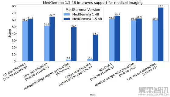 谷歌发布医疗 AI 模型 MedGemma 1.5 4B：可本地部署，CT、MRI 都能处理