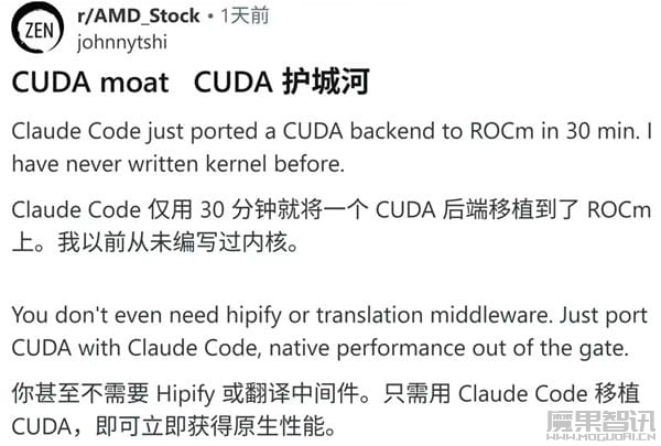 30 分钟攻破壁垒：开发者借助 Claude Code 将 CUDA 代码移植至 ROCm