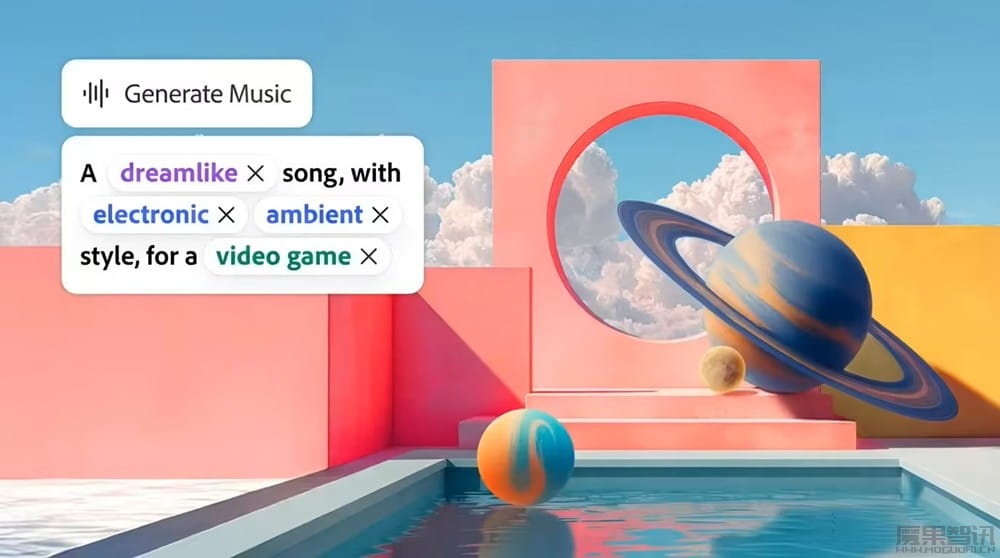 Adobe Firefly 扩充 AI 音频服务，可生成音乐、配音和音效