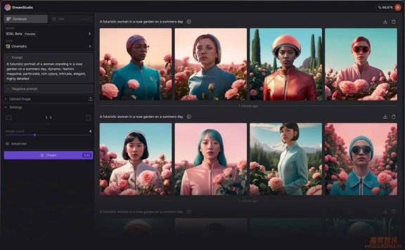 DreamStudio-Stable Diffusion官方绘画工具