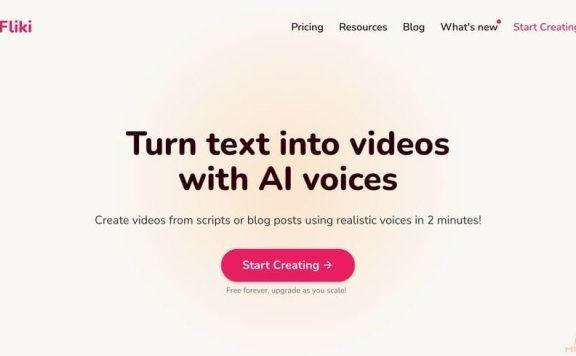 Fliki-在线视频生成工具
