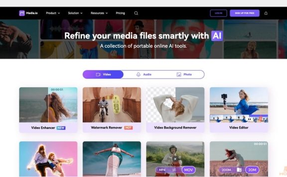 Media.io-一站式AI驱动的在线媒体处理工具