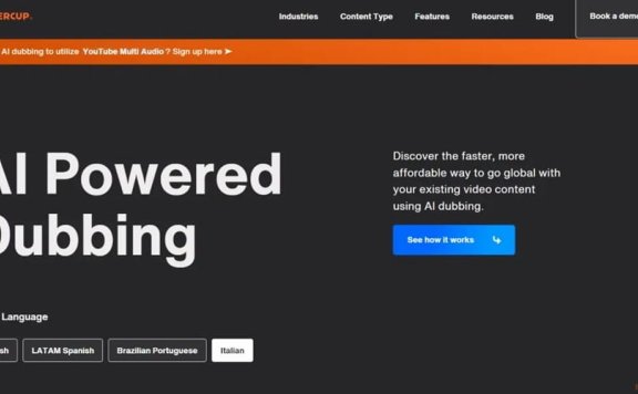 Papercup:免费AI配音和视频翻译软件