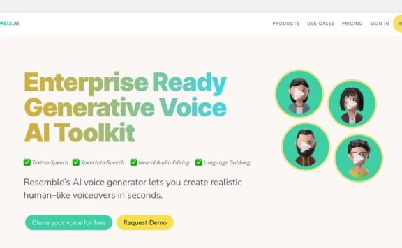 Resemble AI：创造逼真的人工智能语音