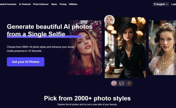 1PhotoAI-一张自拍照生成好看的AI照片