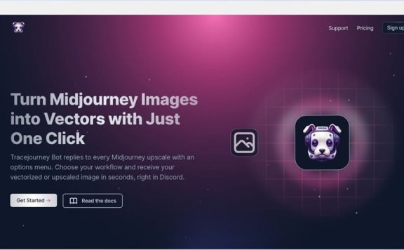 TraceJourney: 一键将Midjourney图像转换为矢量图