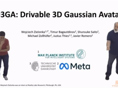 AI研究也能借鉴印象派?D3GA全新虚拟建模技术亮了