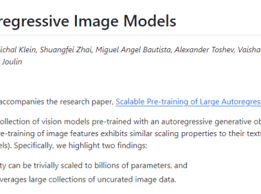 苹果AIM自回归视觉模型验证性能与模型规模有关