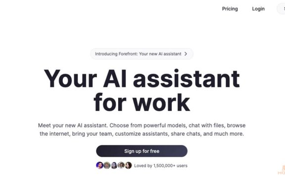 Forefront:综合性多功能AI助手平台