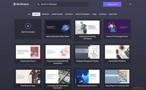 Decktopus：AI驱动的演示文稿制作工具