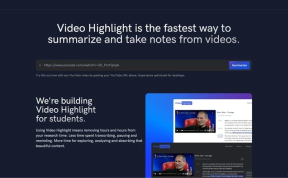 Video Highlight-AI视频摘要和笔记工具