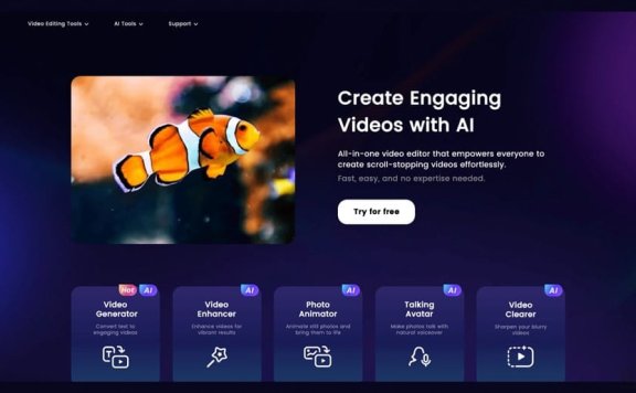 Clipfly – 一站式AI视频生成和剪辑平台