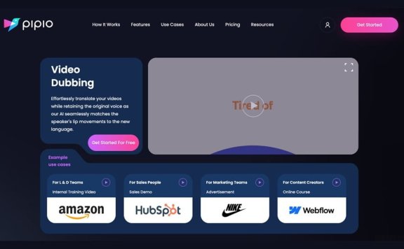 Pipio Video Dubbing-AI视频翻译和视频配音工具